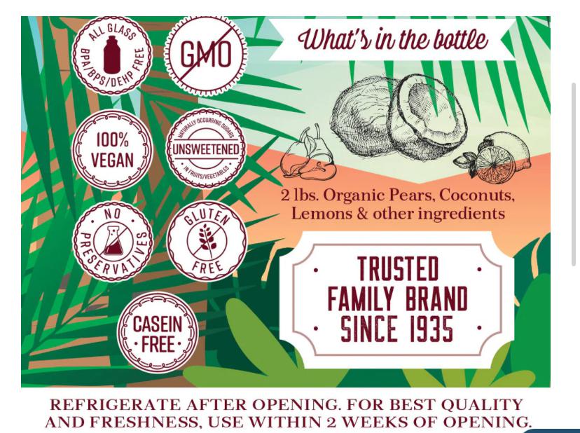 Lakewood Organic Coconut Juice Blend image