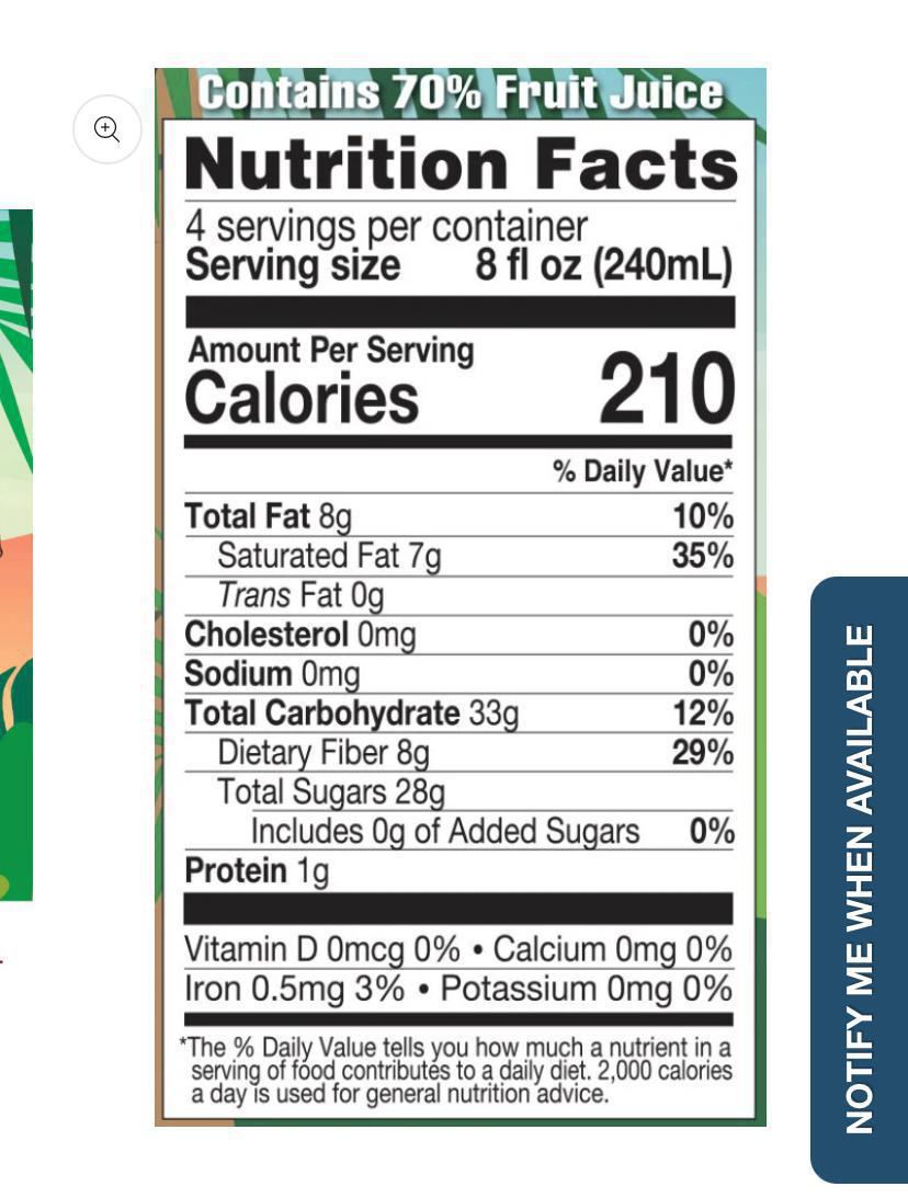 Lakewood Organic Coconut Juice Blend image