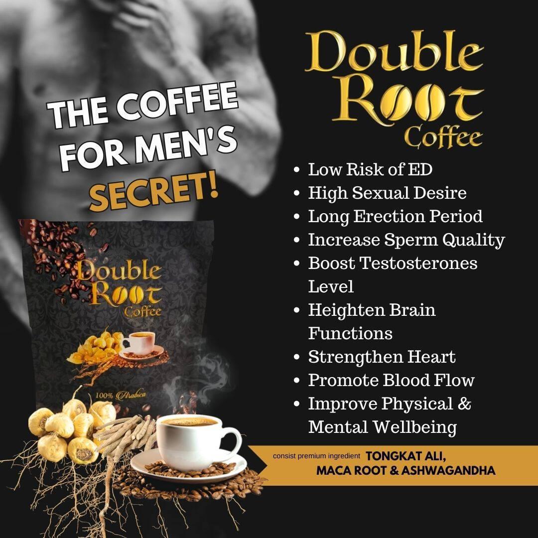 Superlife Double Root Coffee Instant Arabica Cafe 10g x 6 Sachets image