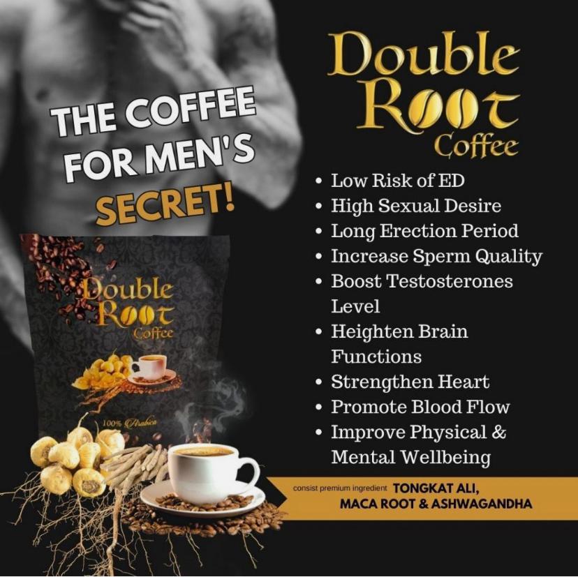 Superlife Double Root Coffee Instant Arabica Cafe 10g x 6 Sachets image