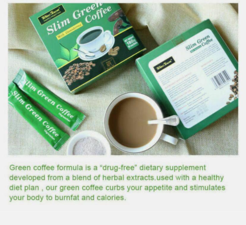 Slim Green Coffee with Ganoderma,Weight Loss Coffee,180g image
