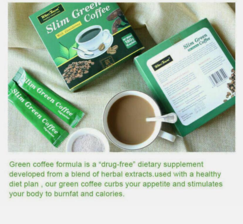 Slim Green Coffee with Ganoderma,Weight Loss Coffee,180g image