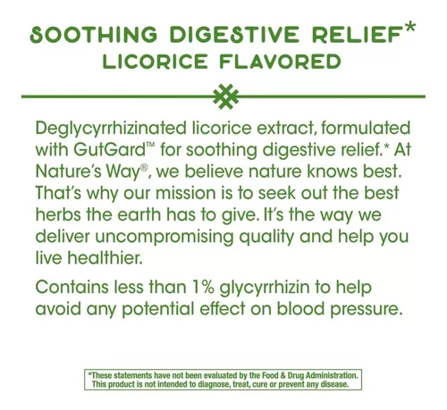 Nature's Way DGL  Digestive Relief - 90 Capsules in Ghana image