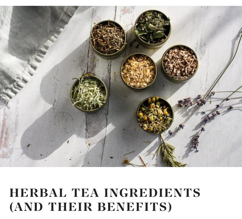 Herbal Tea-good For Immune System-Hibiscus Flowers, Senna Leaves, Dried Turmeric image