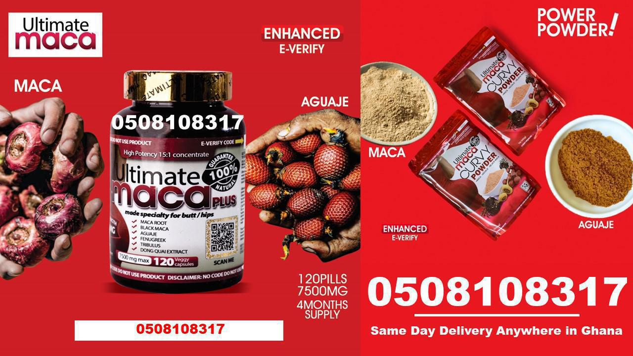 Ultimate Maca pills for Bigger Buttock and hips in Ghana