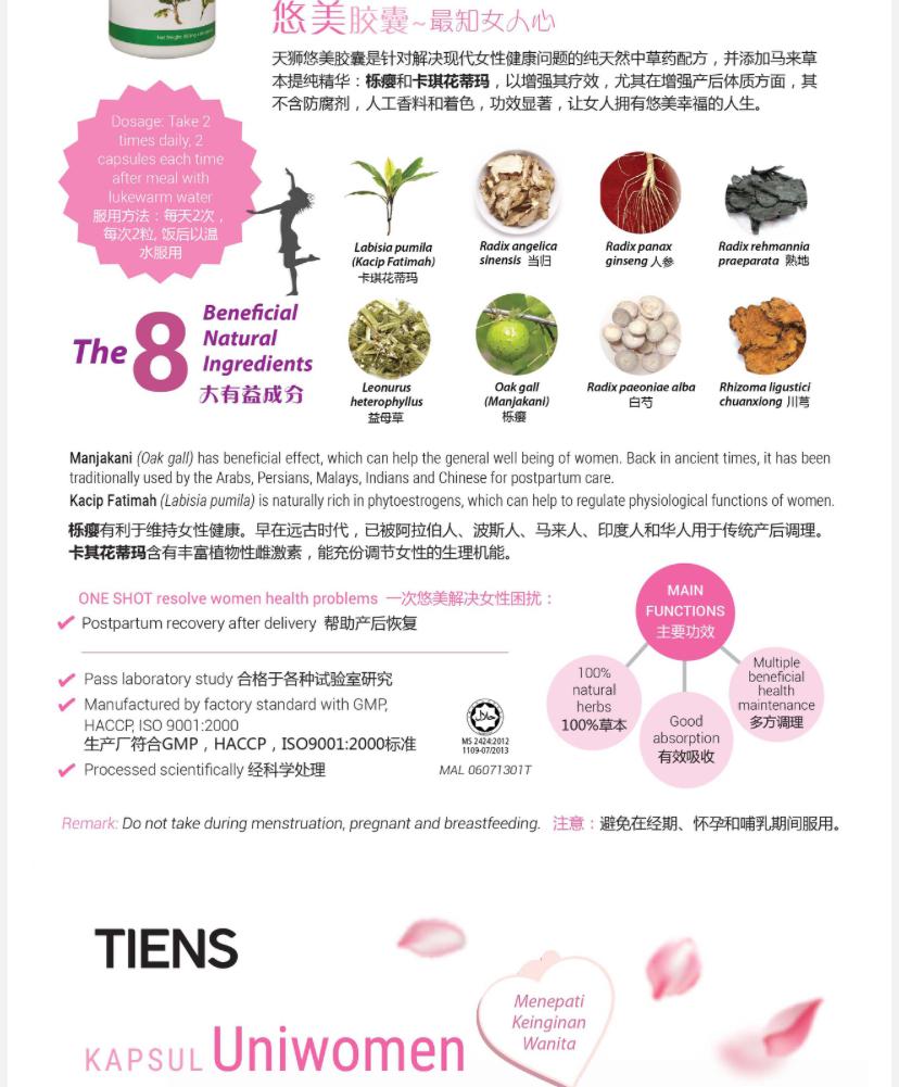 Uniwomen CAPSULE the best supplement image