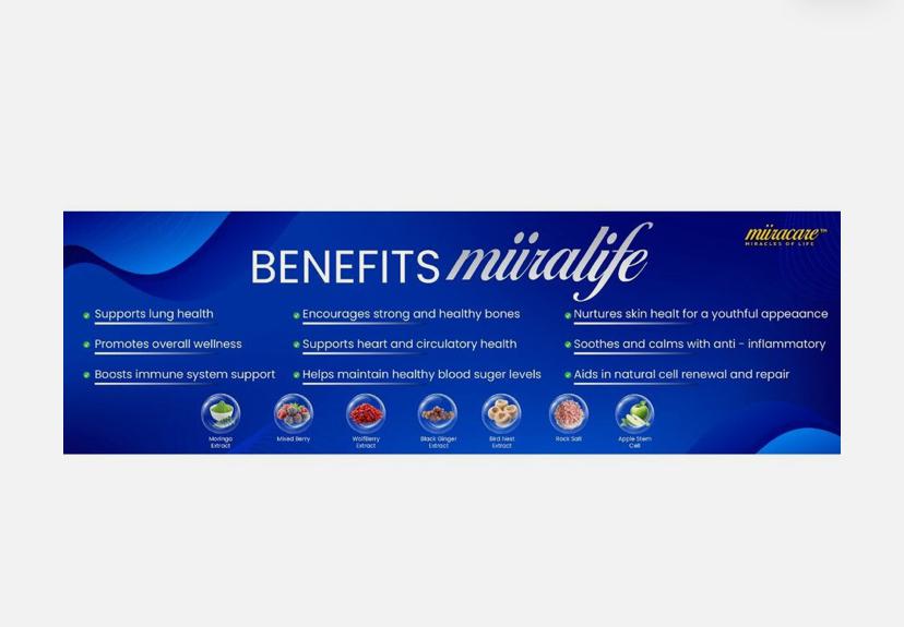 Miira life Revoobit Wellness Supplement Stem Cell Immune Support Vitality Boost image