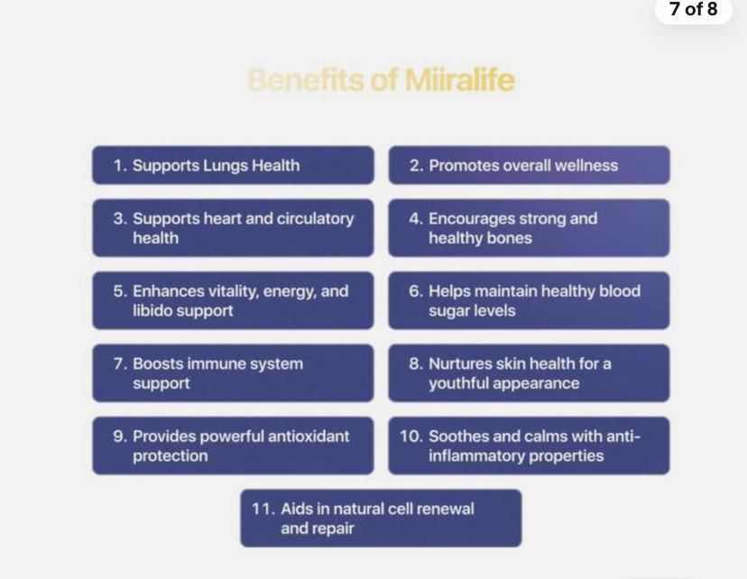 Miira life Revoobit Wellness Supplement Stem Cell Immune Support Vitality Boost image