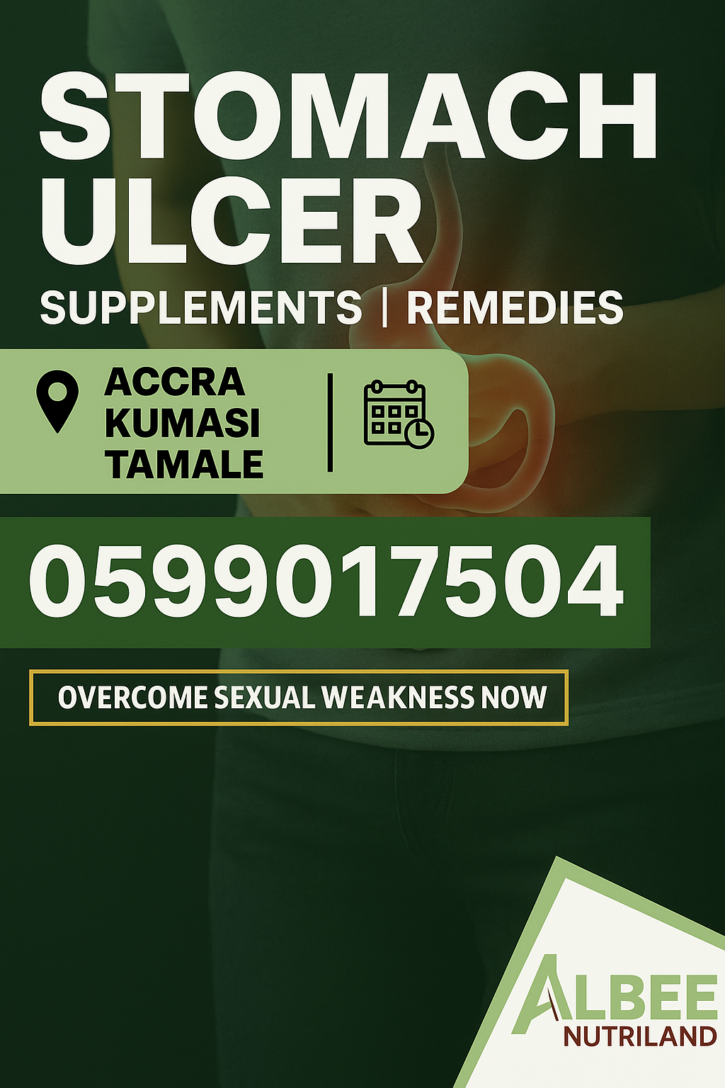 Natural supplement for stomach ulcer in Ghana image
