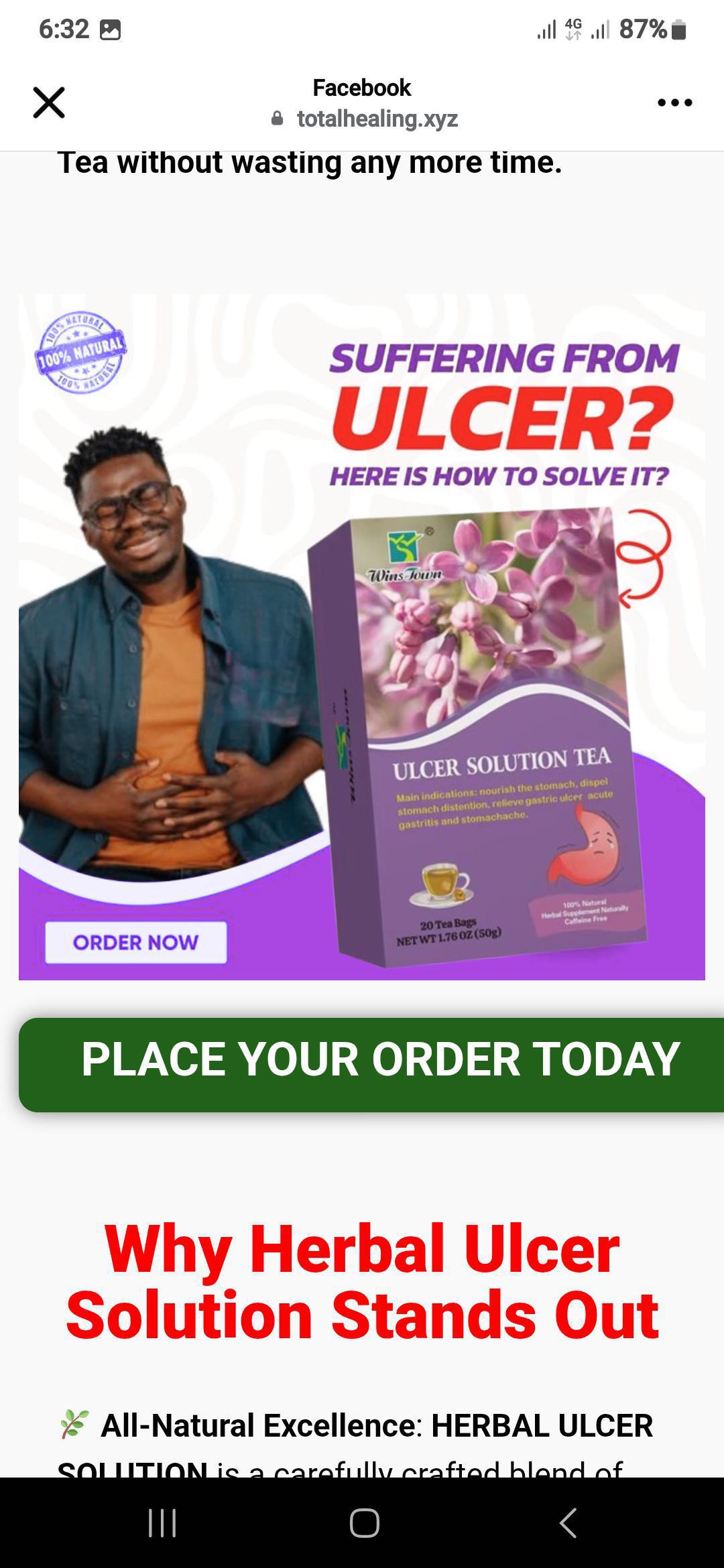 CURE ALL TYPES OF ULCER image