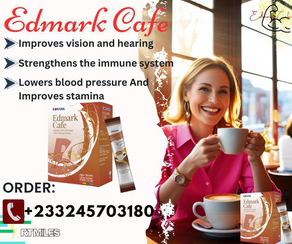 Edmark Cafe Ginseng +233245703180 : Your Daily Dose of Wellness image