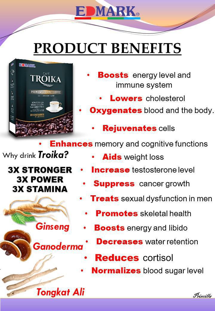 Edmark Café Troika (Mens Sexual Health and Immunity booster ) image