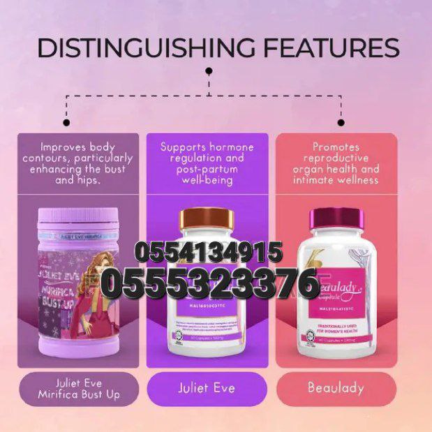 Juliet Eve Capsules  Mirifica Bust Up Beaulady Capsules Ghana image