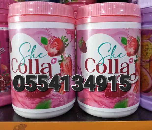Phyto Collagen King of Whitening 19X  MAGIC BRIGHTENING L-GLUTATHIONE AND COLLAGEN She Colla + GlutaGlow -Glutathione Powder So White Collagen Snow White Flawless Beauty Ladies Shine Advanced Ghana image