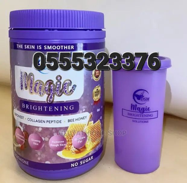 Phyto Collagen King of Whitening 19X  MAGIC BRIGHTENING L-GLUTATHIONE AND COLLAGEN She Colla + GlutaGlow -Glutathione Powder So White Collagen Snow White Flawless Beauty Ladies Shine Advanced Ghana image