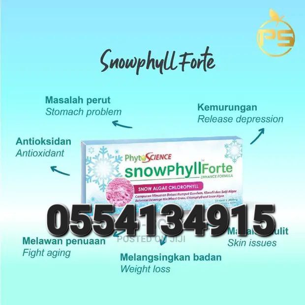 Phytoscience Stemcell In Ghana Double Stemcell SnowphyllForte Crystal Cell Actual Plus+  iiQ Plus image