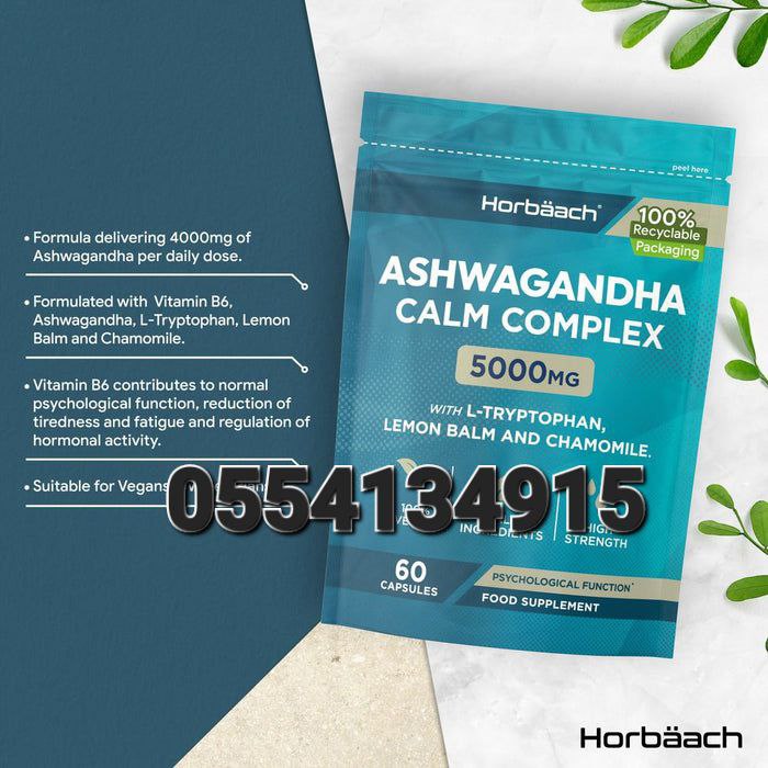 Ashwagandha KSM-66 Energy Stress Anxiety Performance Supplement In Ghana image