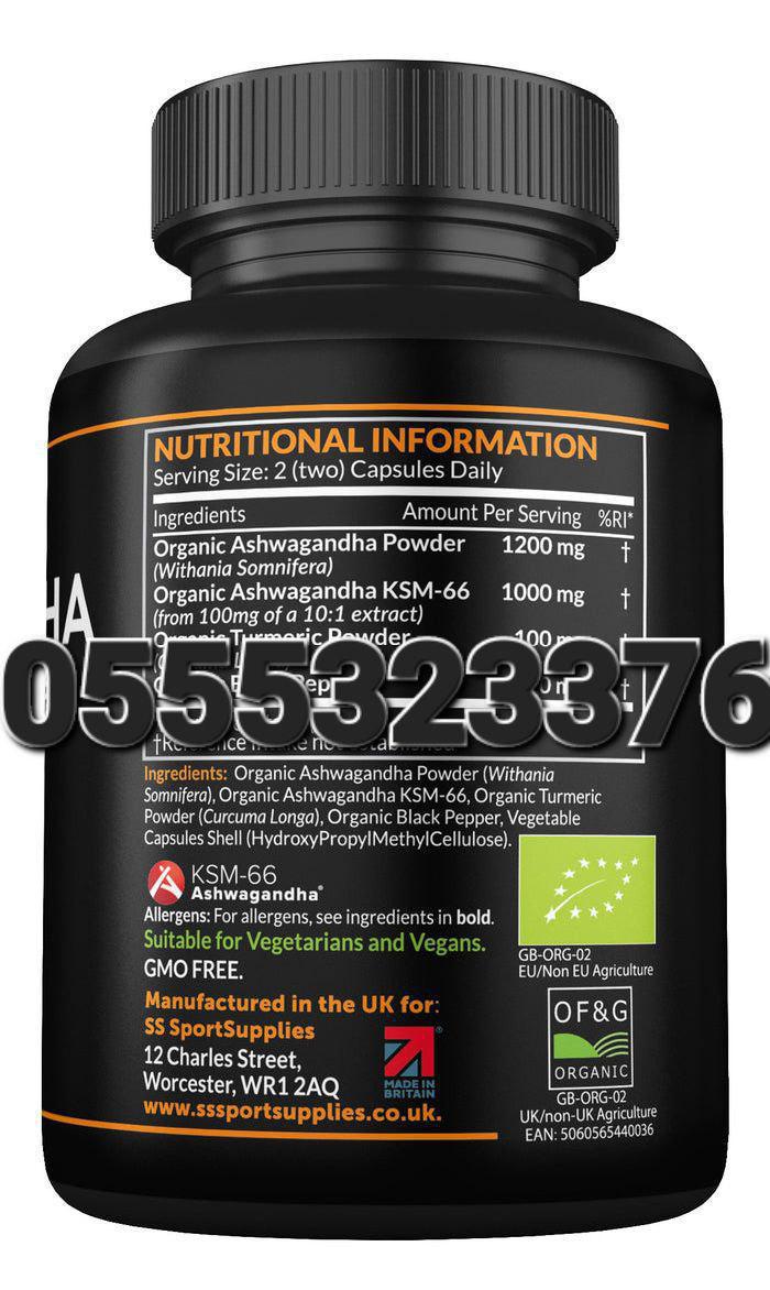 Ashwagandha KSM-66 Energy Stress Anxiety Performance Supplement In Ghana image