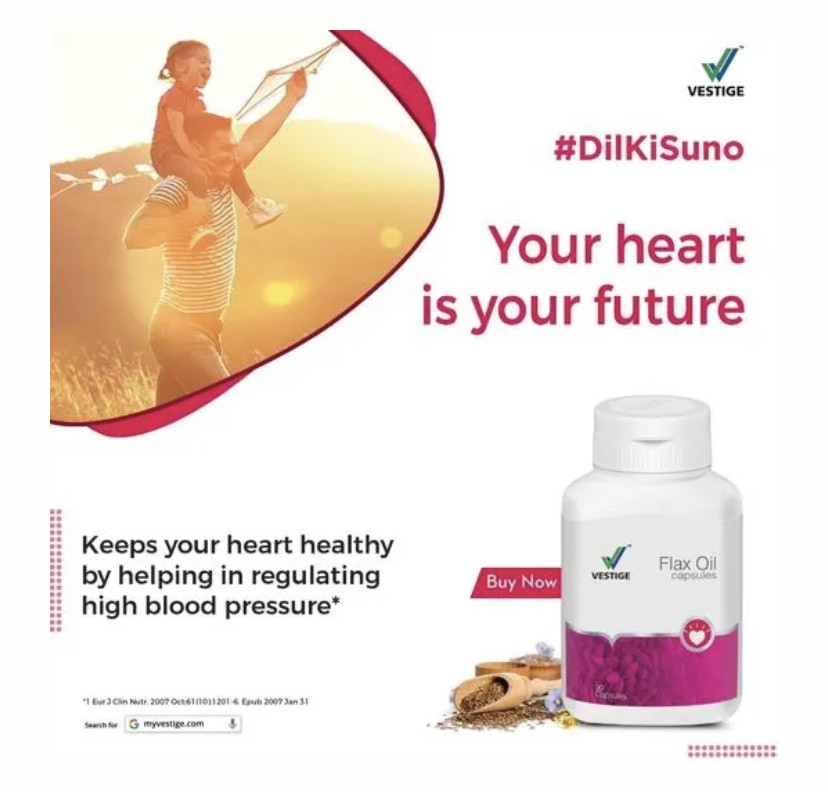 Power up your health with omega-3 goodness with Vestige flax oil image