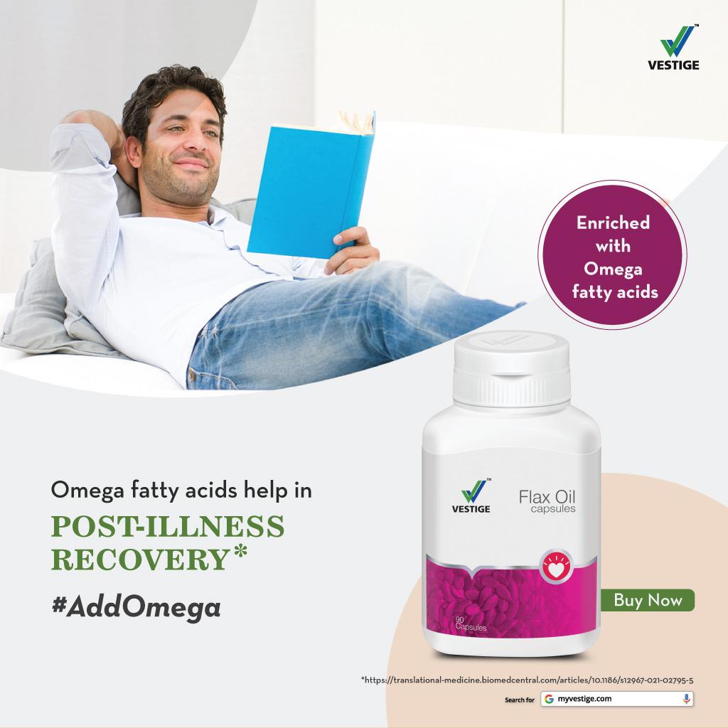 Power up your health with omega-3 goodness with Vestige flax oil image