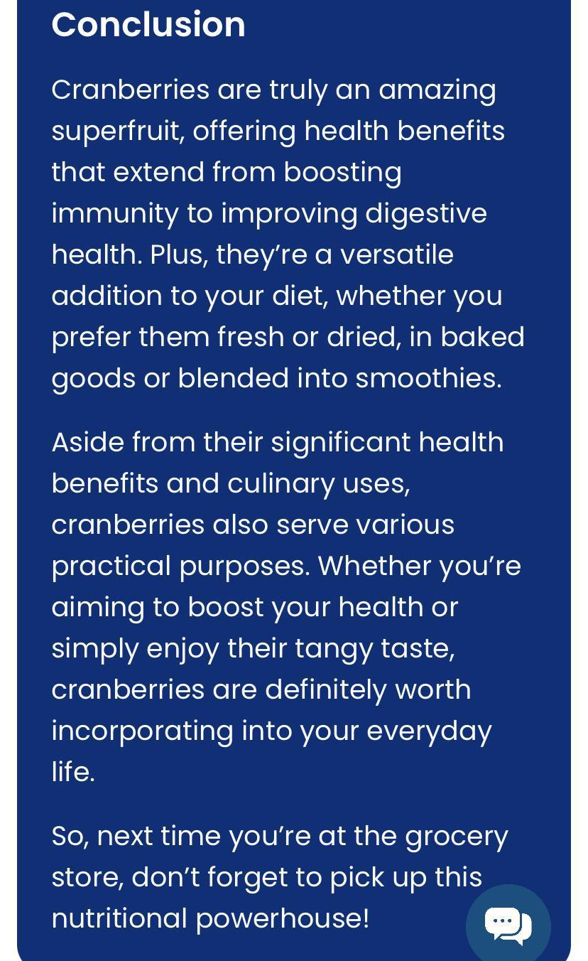 Stay UTI-Free with Cranberries! image