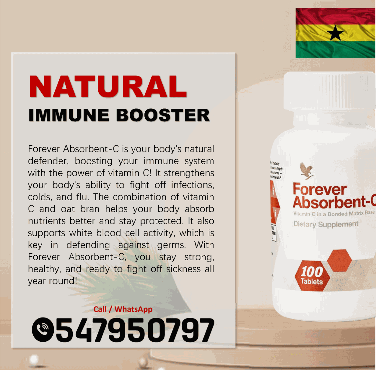 Forever Absorbent-C chewables available in Kumasi image