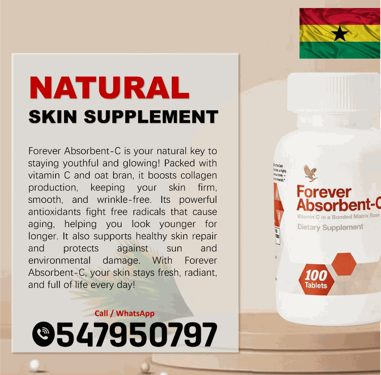 Forever Absorbent-C chewables available in Kumasi image