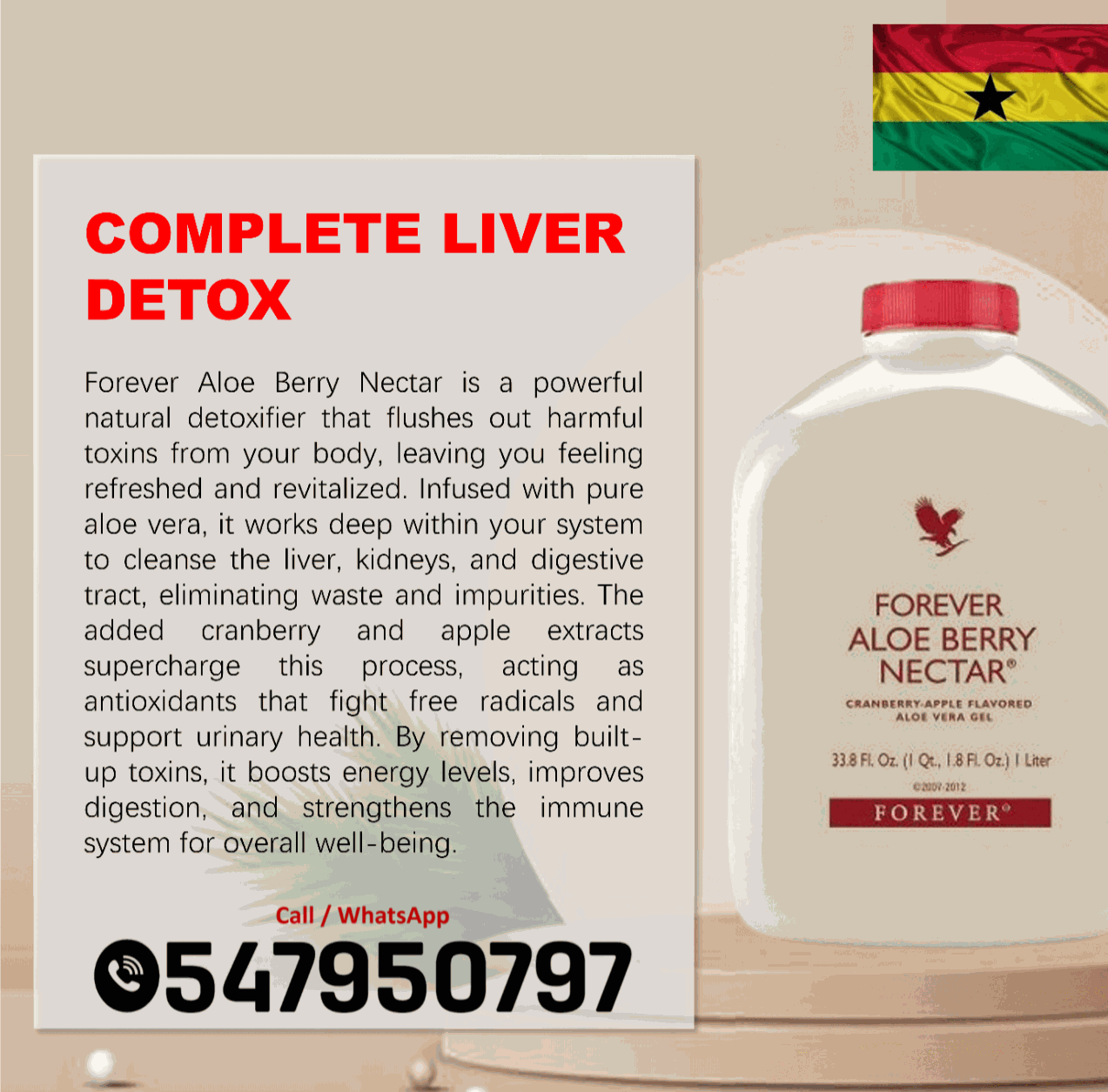 Forever Aloe Berry Nectar sellers in Accra image