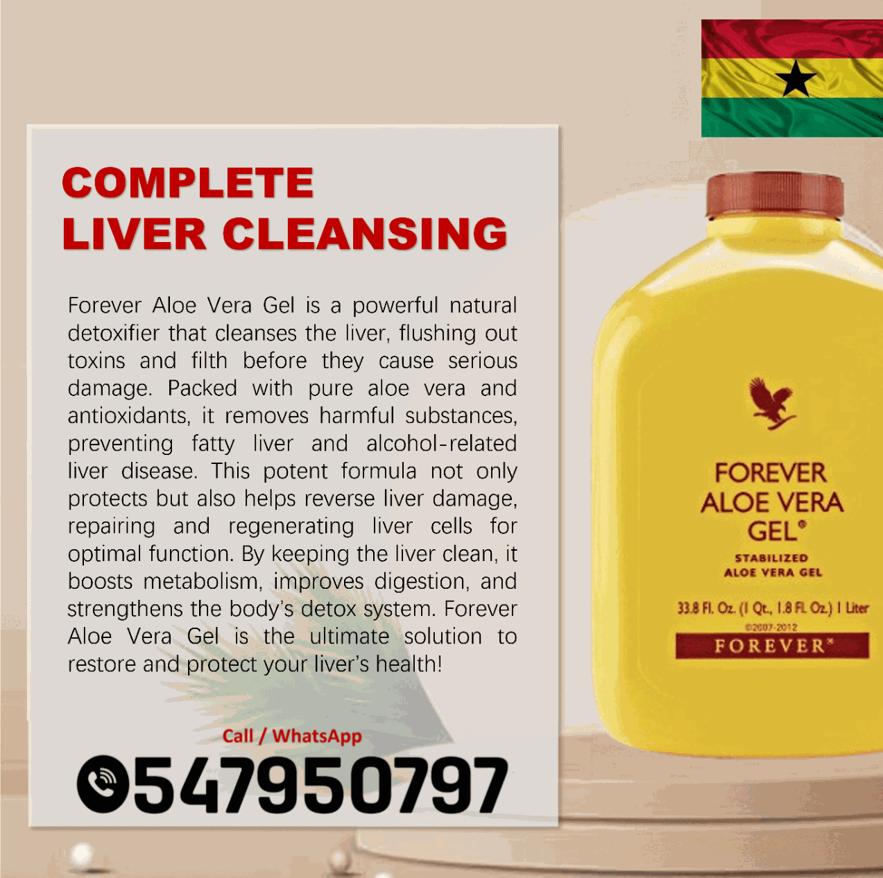 Buy Forever Aloe Vera Gel from Ghanaian distributors image