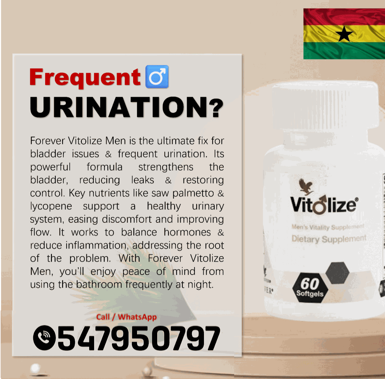 Forever Vitolize Men now in stock in Ghana image