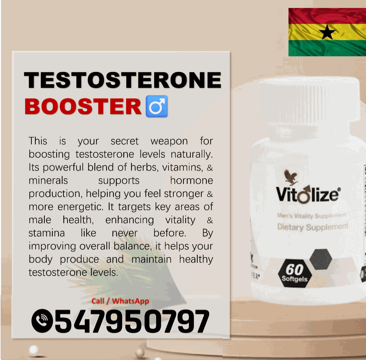 Forever Vitolize Men now in stock in Ghana image