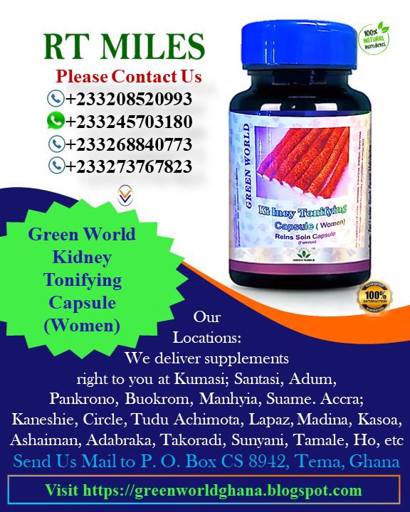 Green World Kidney Tonifying Capsules - Women - Beauty image