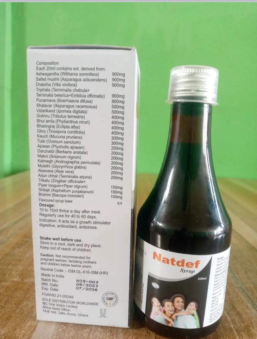 Natdef Syrup image