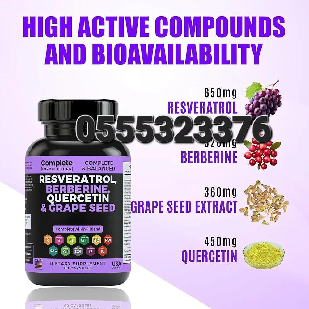 NAD+ Resveratrol Berberine Fisetin Quercetin And Grape Seed In Ghana image