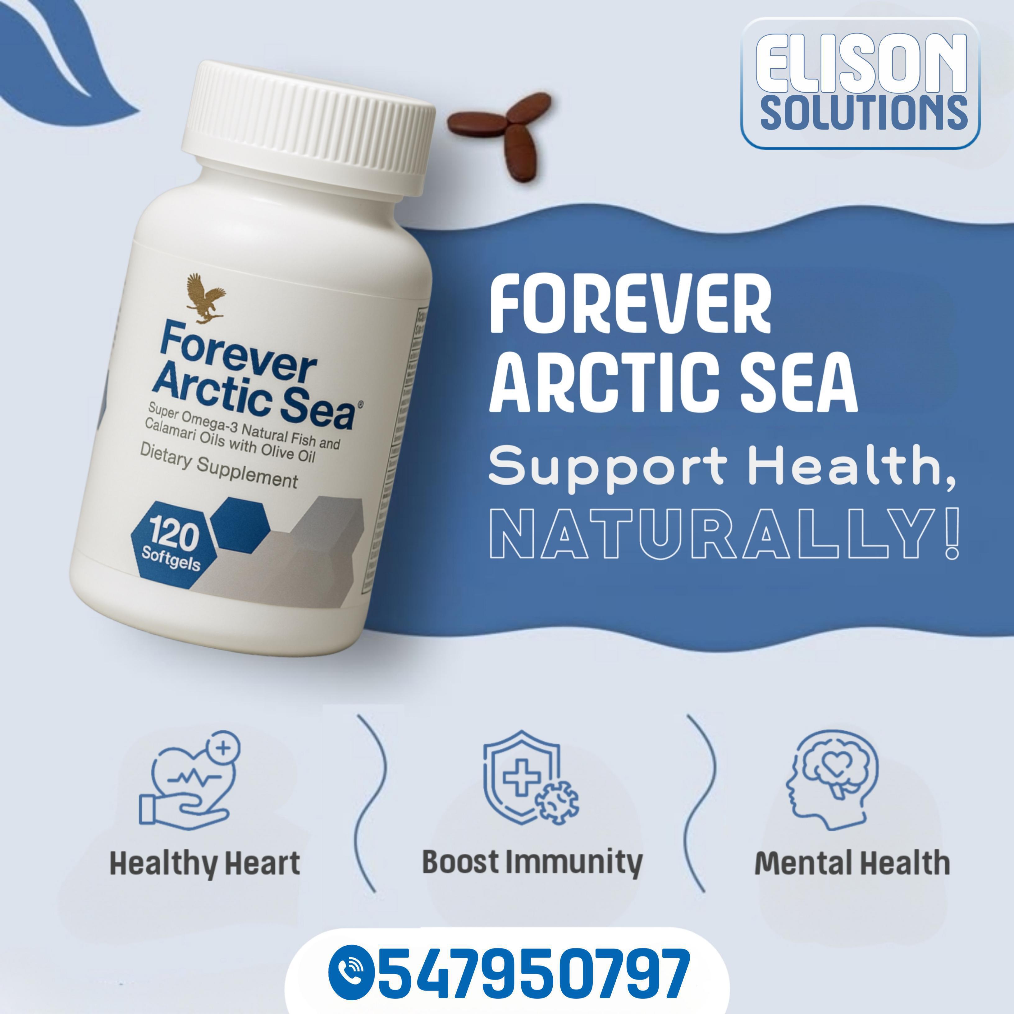 Forever Arctic Sea omega blend stocked in Tamale
