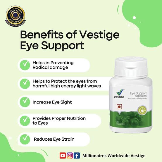 With a POWERFUL TRIO...FOR EYE SUPPORT image