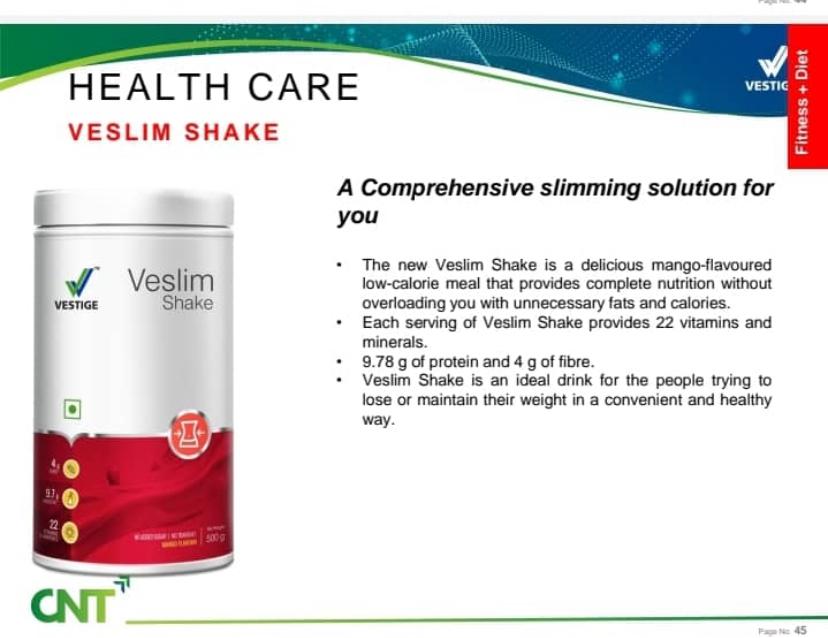 Weight Loss In 1 Month | Veslim Shake | Veslim Tea | Veslim Capsules image