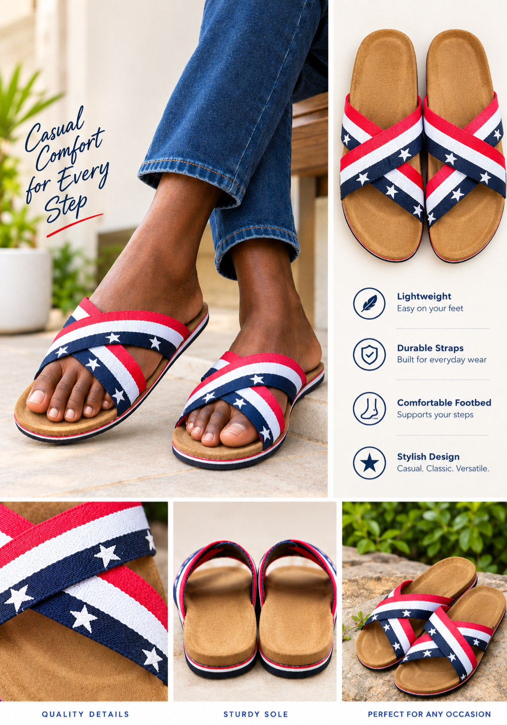 Style look book photo design for footwear